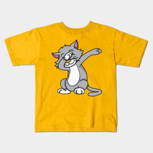 Dabbing Cat - Dab Cat Kids T-Shirt